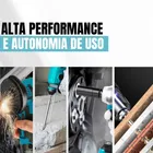 Kit Maleta 4 Ferramentas Elétricas Sem Fio - Furadeira, Martelete e Esmerilhadeira — foto 4