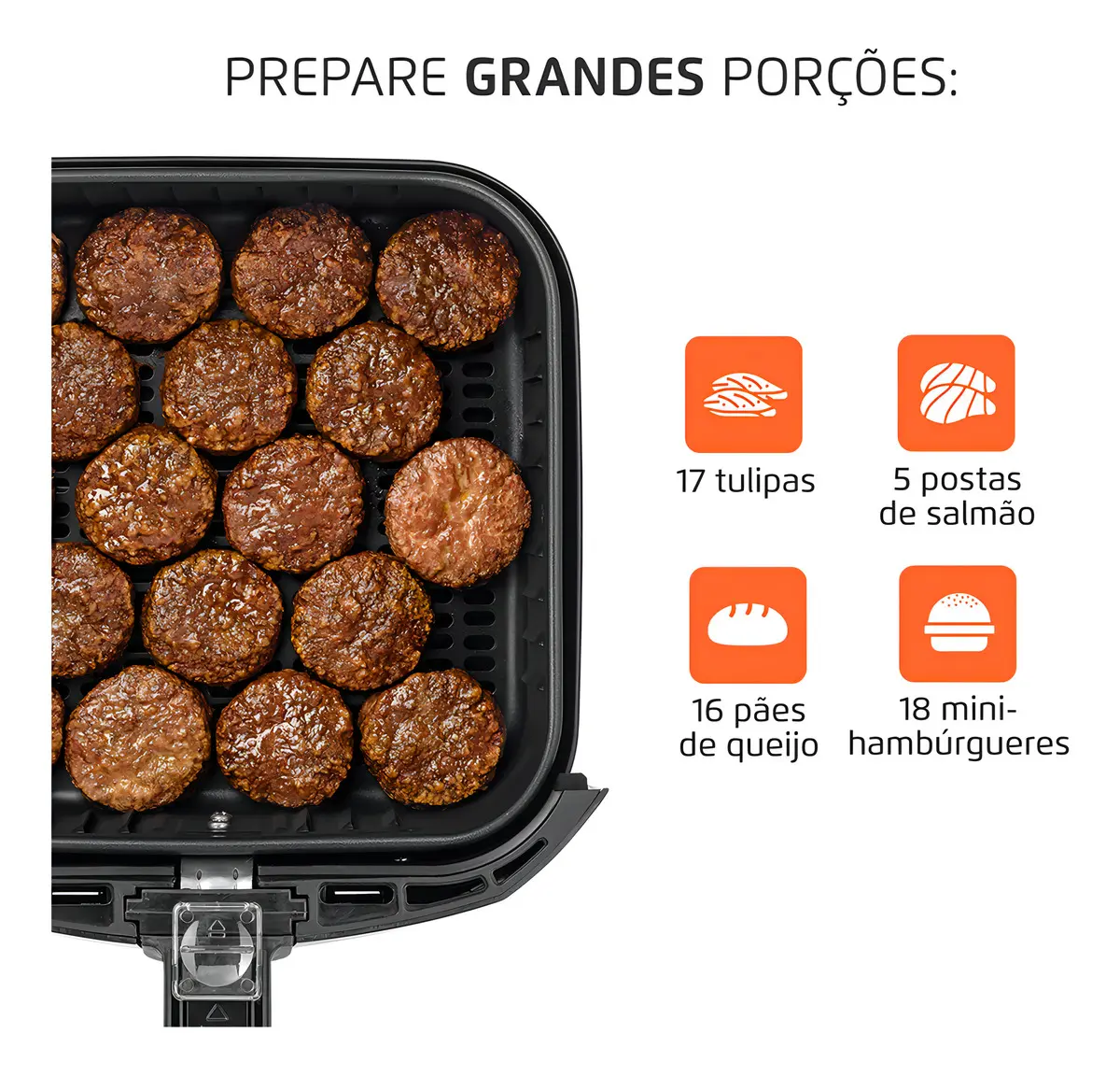 Air Fryer Mondial AFN-50-BI 5L 1900W — foto 4