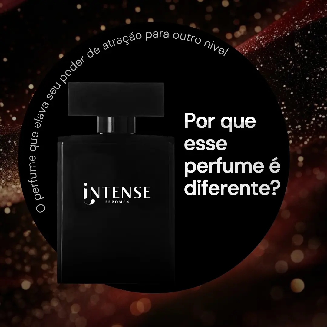 Perfume Masculino Feromen INTENSE 50ml Amadeirado Aromático — foto 4