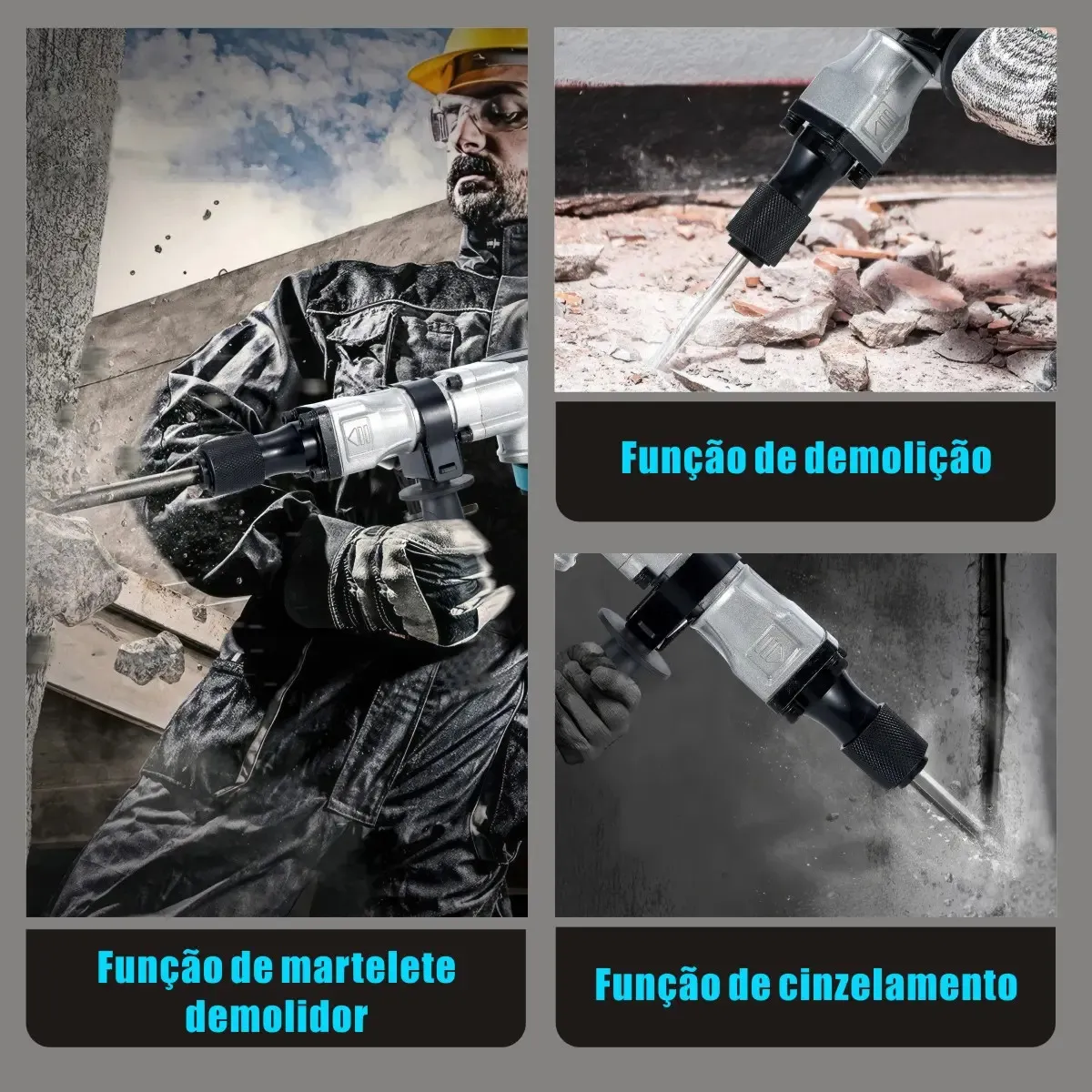 Martelete Demolidor 1260W SDS Plus Profissional — foto 4