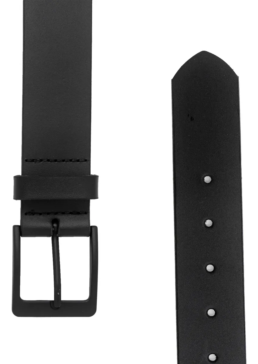 Cinto Masculino Fasolo Largo Casual Couro Legítimo 4cm — foto 4