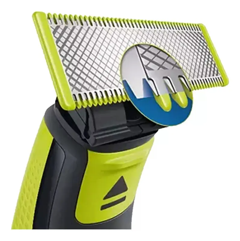 Barbeador Philips Oneblade Verde-limão — foto 4