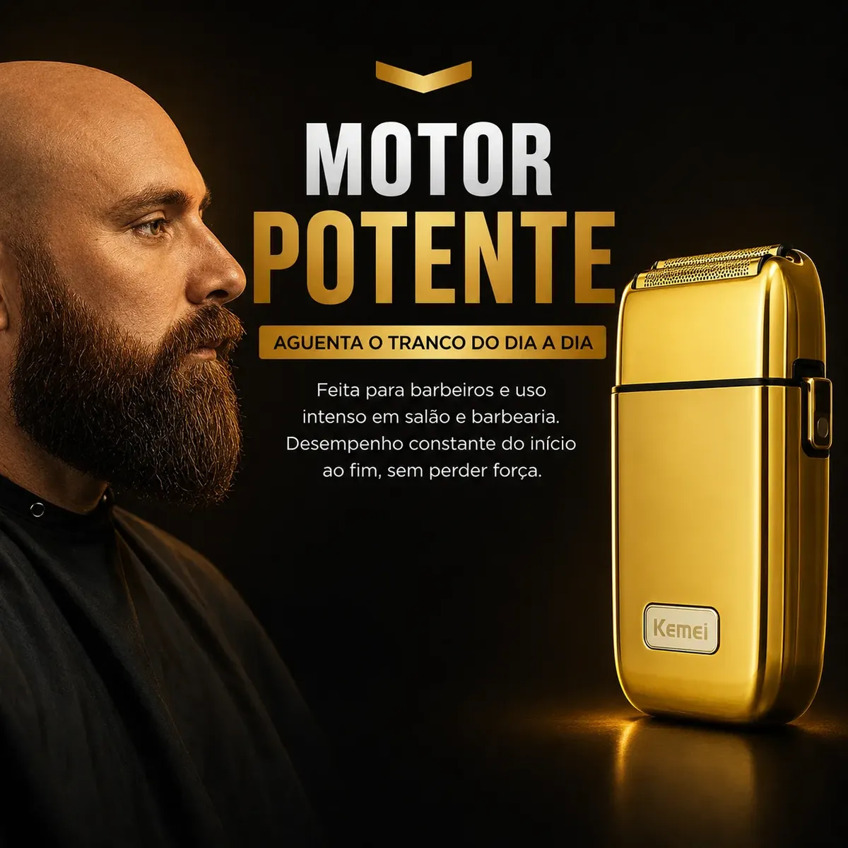 Kemei Km-tx1 Shaver Profissional Full Metal Sem Fio — foto 4