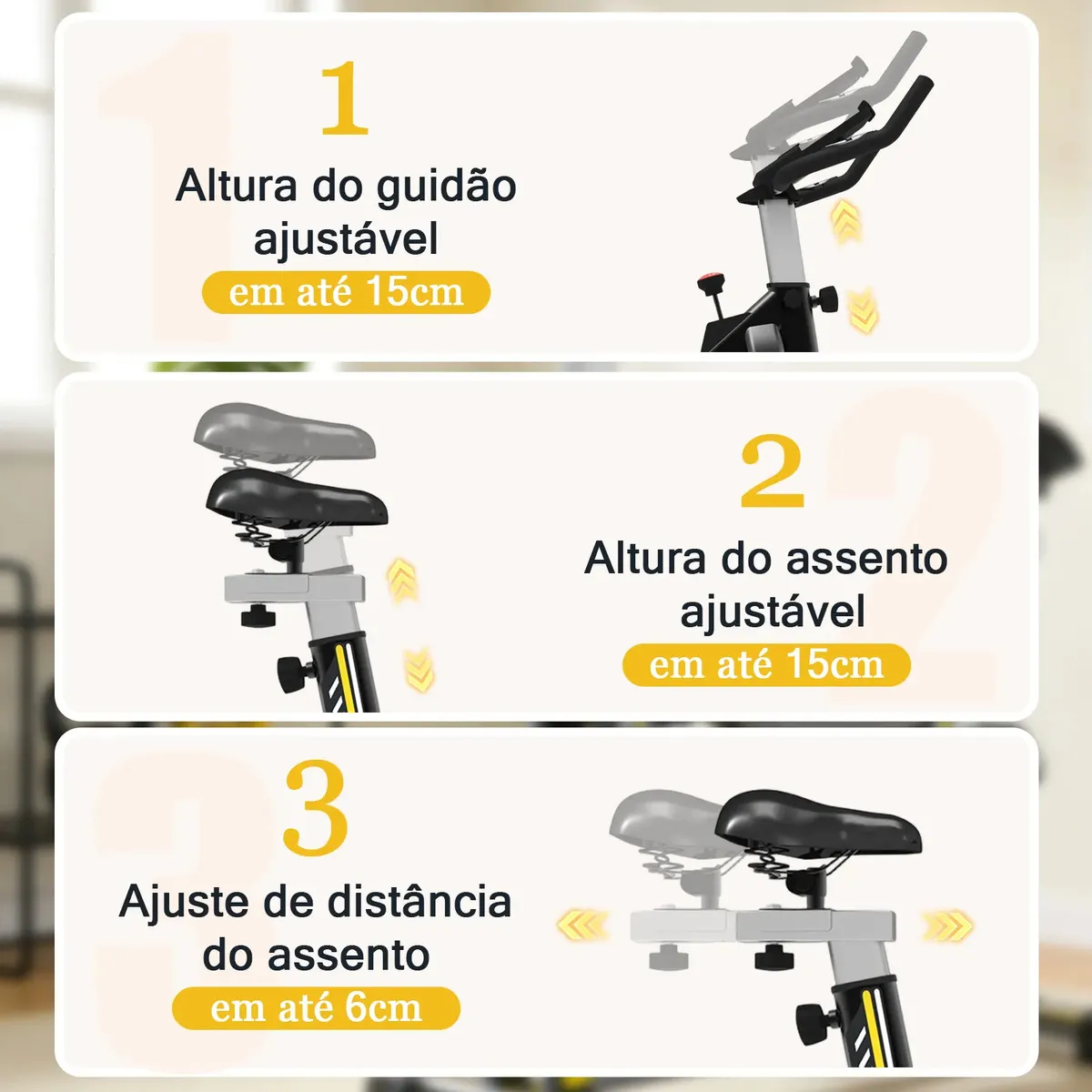 Bicicleta Spinning Romantic Crown Preto - Roda de Inércia 10kg — foto 4