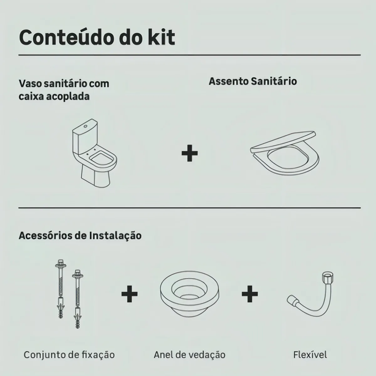 Vaso Sanitário Celite Elite Branco com Caixa Acoplada — foto 5