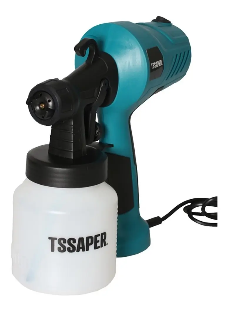 Tssaper Pistola de Pintura Elétrica 450W HVLP Bico de Metal — foto 5