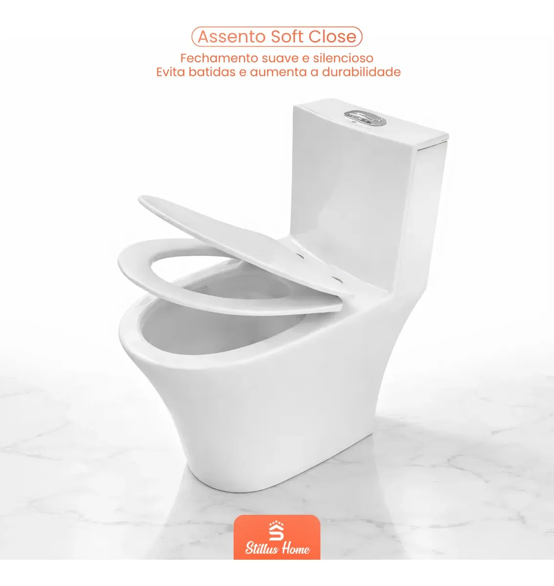 Vaso Sanitário Monobloco Stillus Home Paris Branco — foto 5