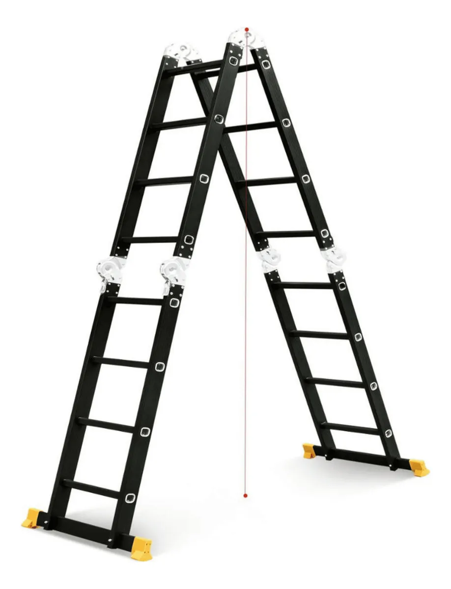 Escada Articulada Alumínio 95cm Dobrável Portátil — foto 5