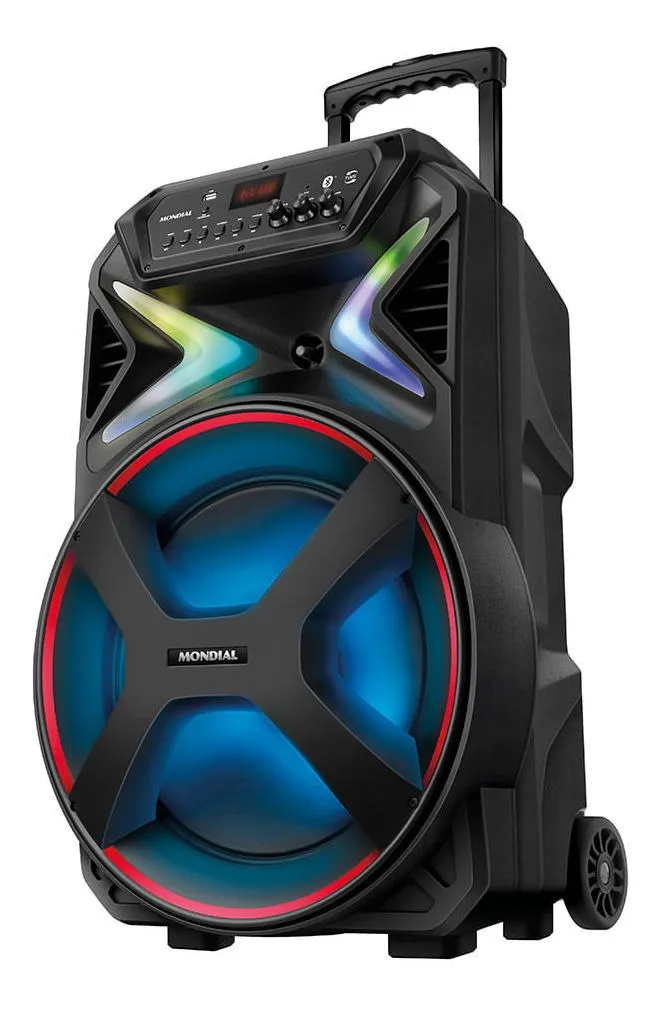 Caixa Amplificada Mondial CM-700 700W RMS com Bluetooth e Luzes — foto 5