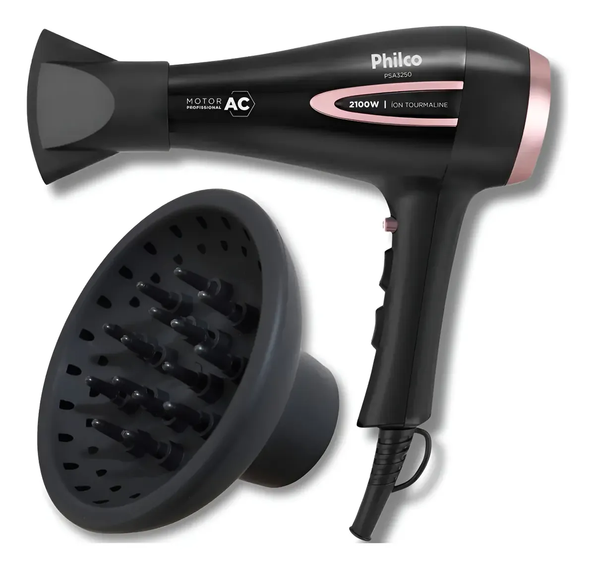 Secador de Cabelo Philco PSA3250 2100W com Difusor e Bico Direcionador — foto 5