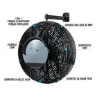 Ventilador Climatizador Goar Floripa FLPP012 70cm 230W 220V — foto 5