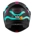 Capacete Mixs Gladiator Delta S Escamoteável Fechado — foto 5