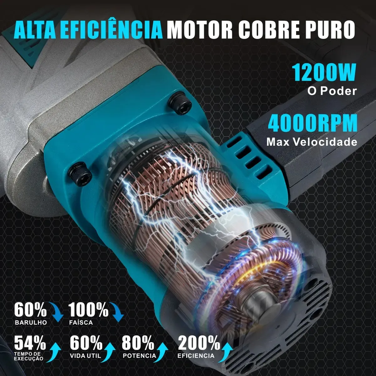Demolidor Martelete SDS Plus 1260W Profissional para Reformas — foto 5