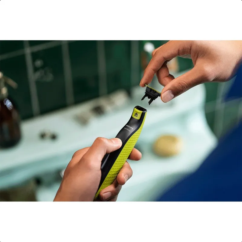 Barbeador Philips Oneblade Verde-limão — foto 5