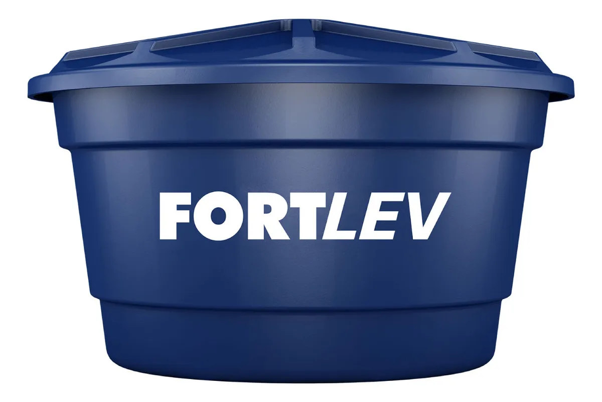 Caixa D'água Fortlev Vertical Polietileno 500 Litros Azul