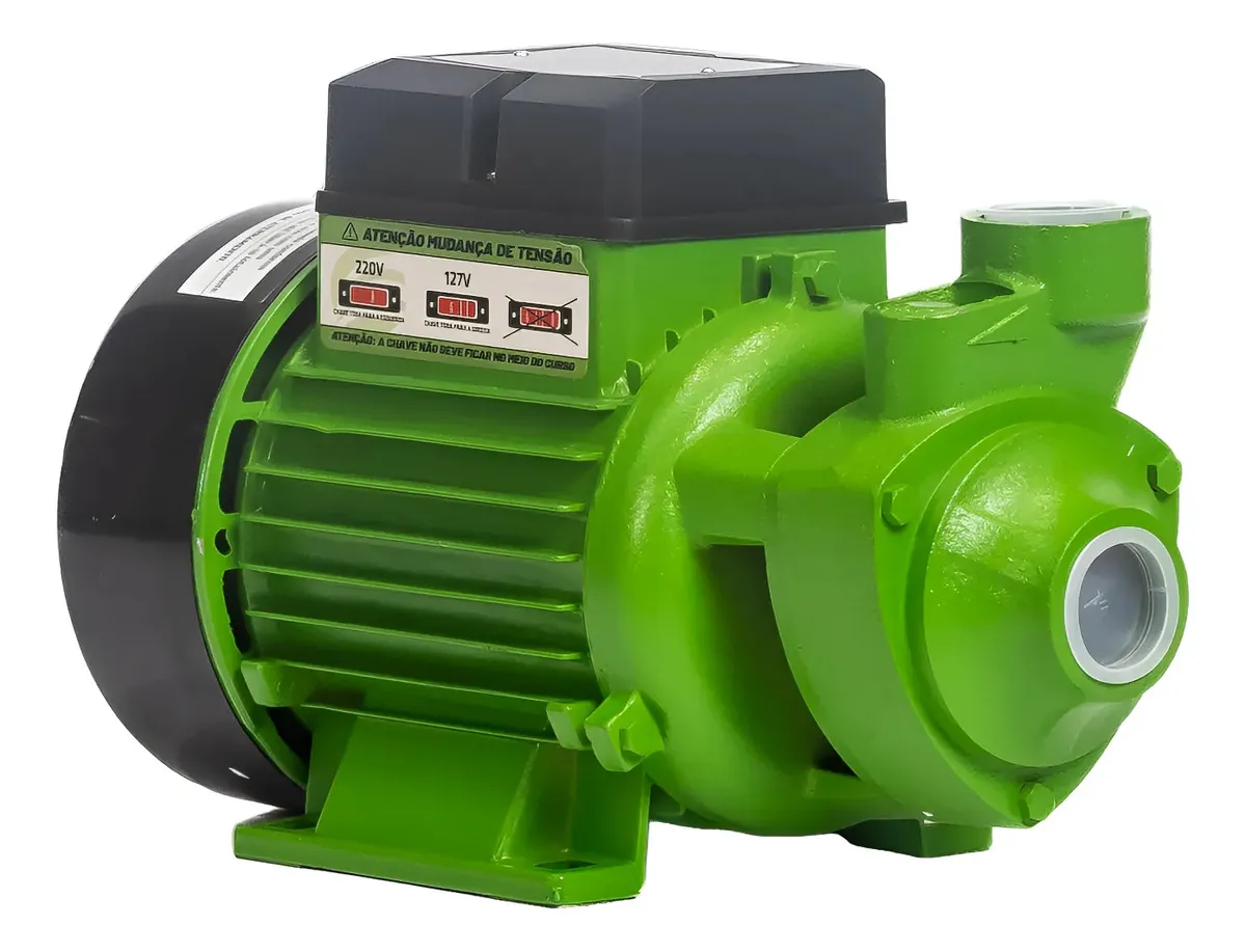 Bomba D'água Periférica Eurobombas IDB-50 1CV Bivolt 127V/220V