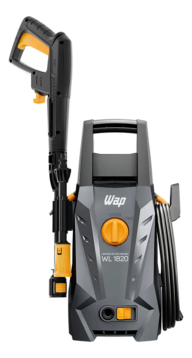 Lavadora de Alta Pressão WAP WL 1820 1400W com Stop Total e Jato Leque