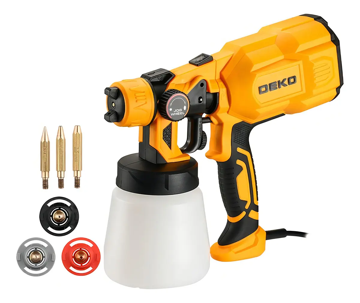 Pistola de Pintura HVLP Deko Portátil 800ml 550W 110V/220V