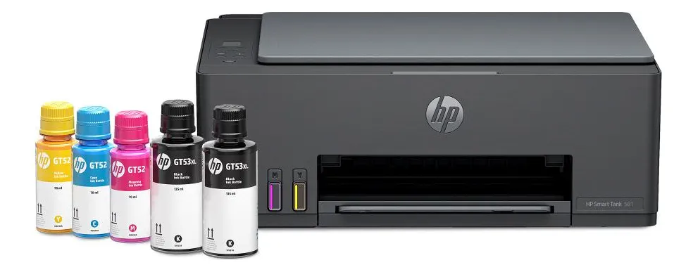 Impressora Multifuncional HP Smart Tank 581 Colorida USB 2.0 e Wi-Fi