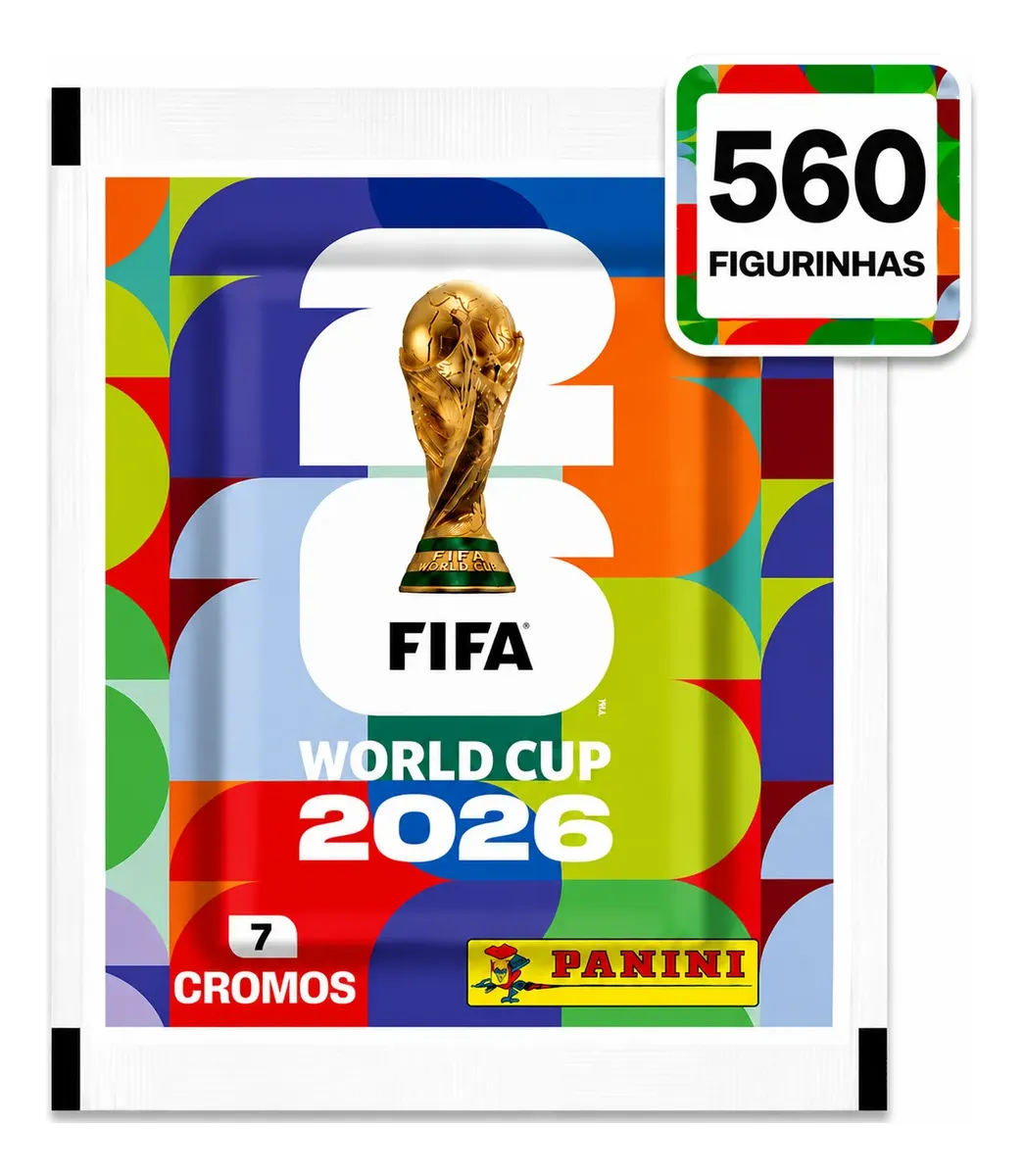 Kit 560 Figurinhas Álbum Copa do Mundo 2026