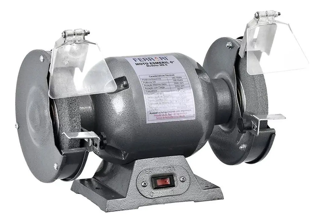 Moto Esmeril Ferrari 360W Bivolt Rebolo 6"