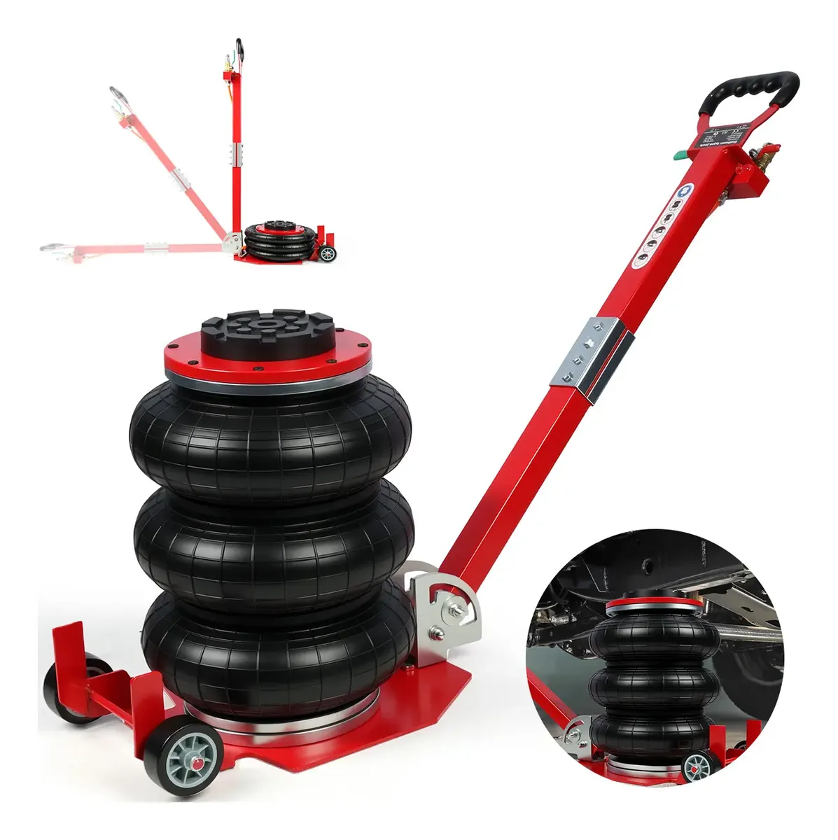 Macaco Pneumático Sanfonado 3 Ton - Automotivo