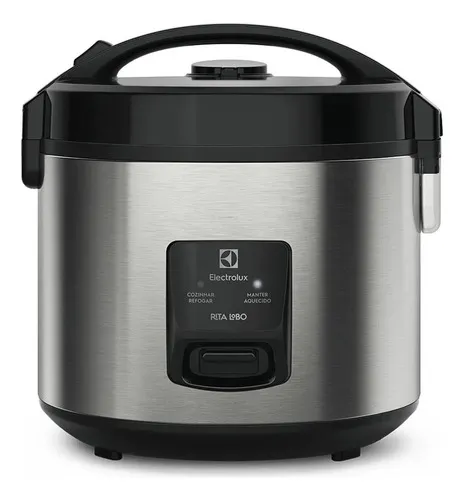 Panela de Arroz Elétrica Electrolux 3,5L Inox Efficient 2 em 1 ERC20 - 110/220V