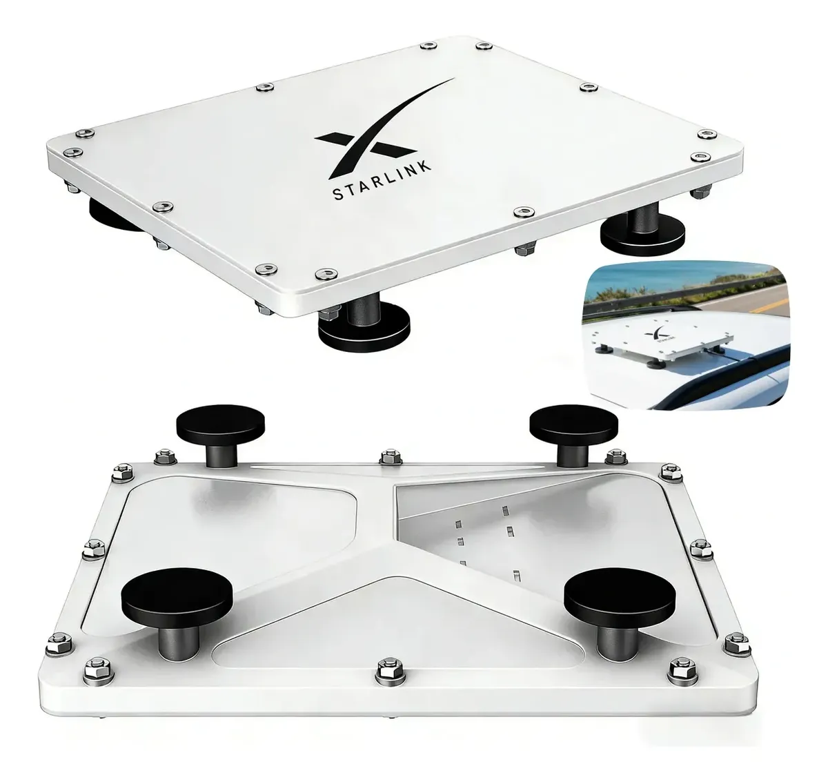 Suporte Magnético Starlink Mini para Carro - Kit Antena
