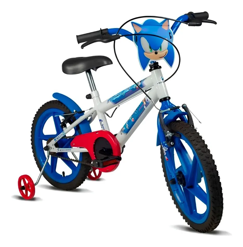 Bicicleta Infantil Verden Bikes Aro 16 Sonic Branco e Azul