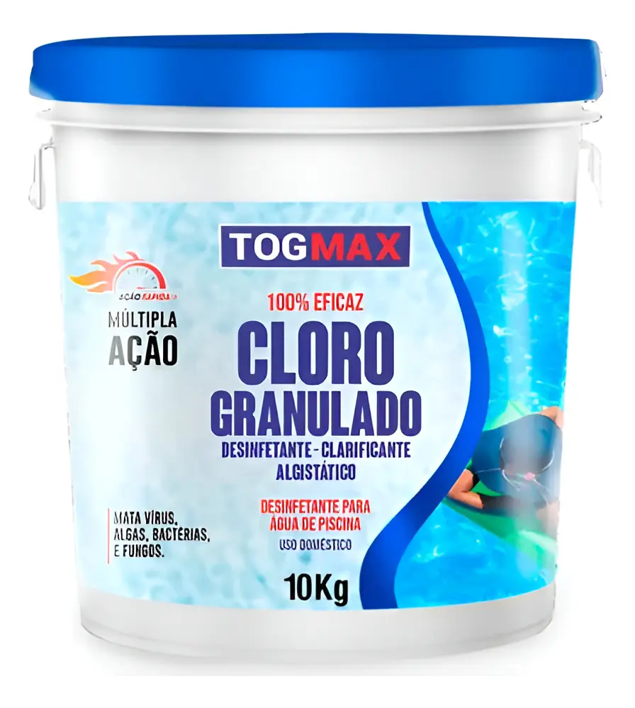 Togmax Clorador Balde Limpeza Múltipla Ação 10kg