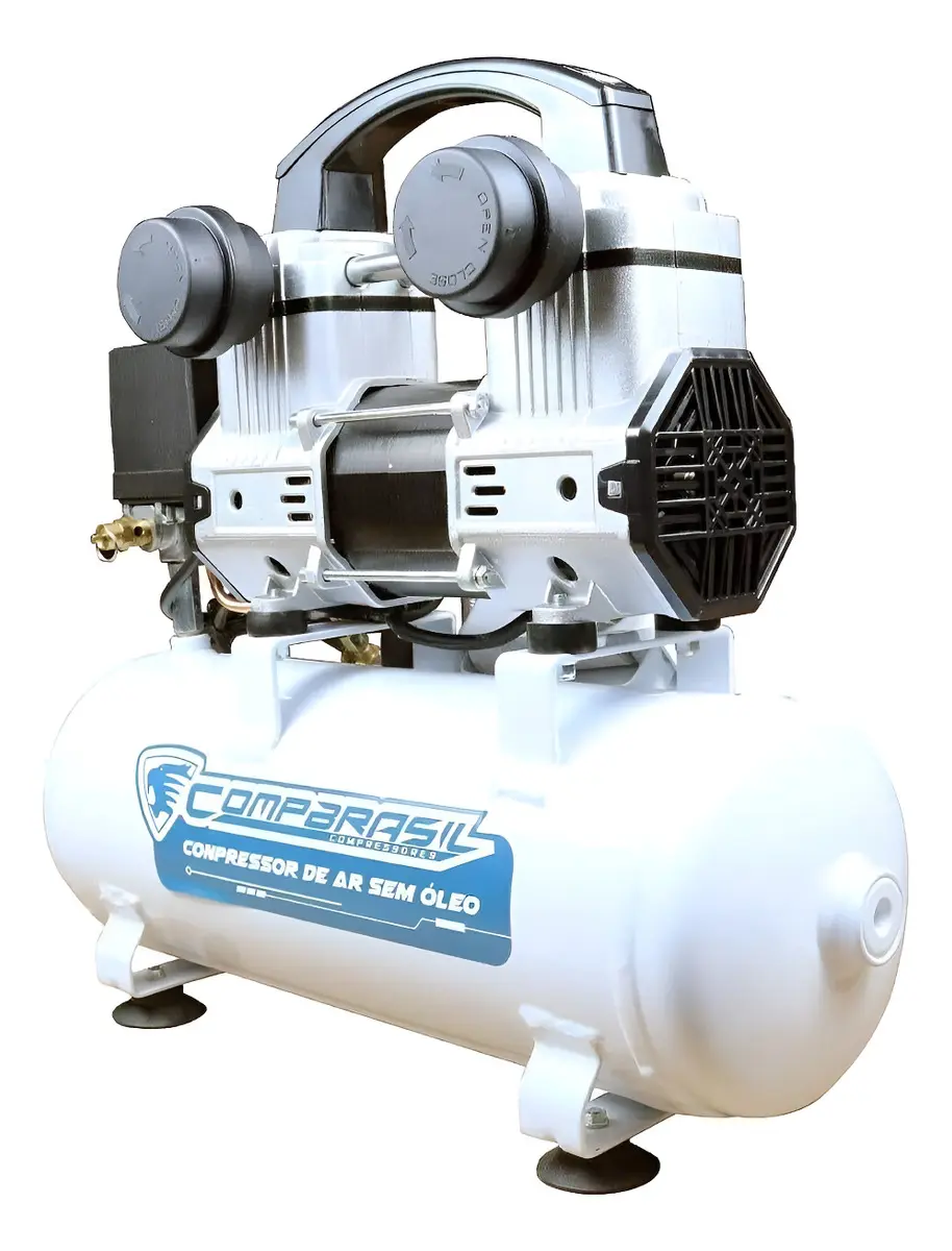 Compbrasil Compressor de Ar Portátil 8L 1,1 HP 1100-8L