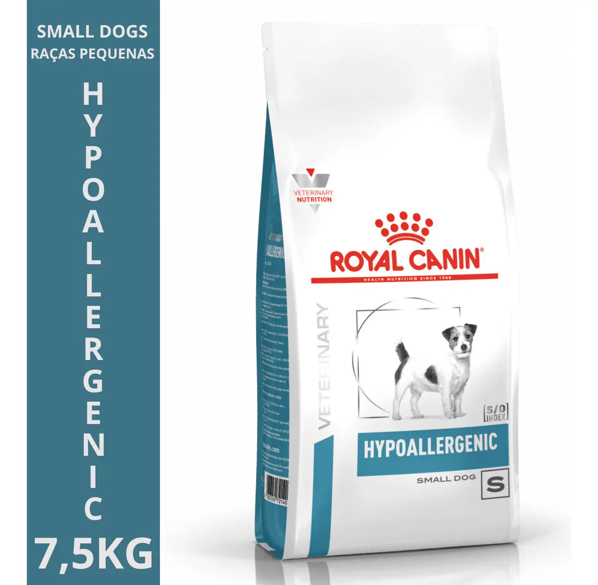Ração Royal Canin Hypoallergenic Diet Cães Pequenos 7,5kg
