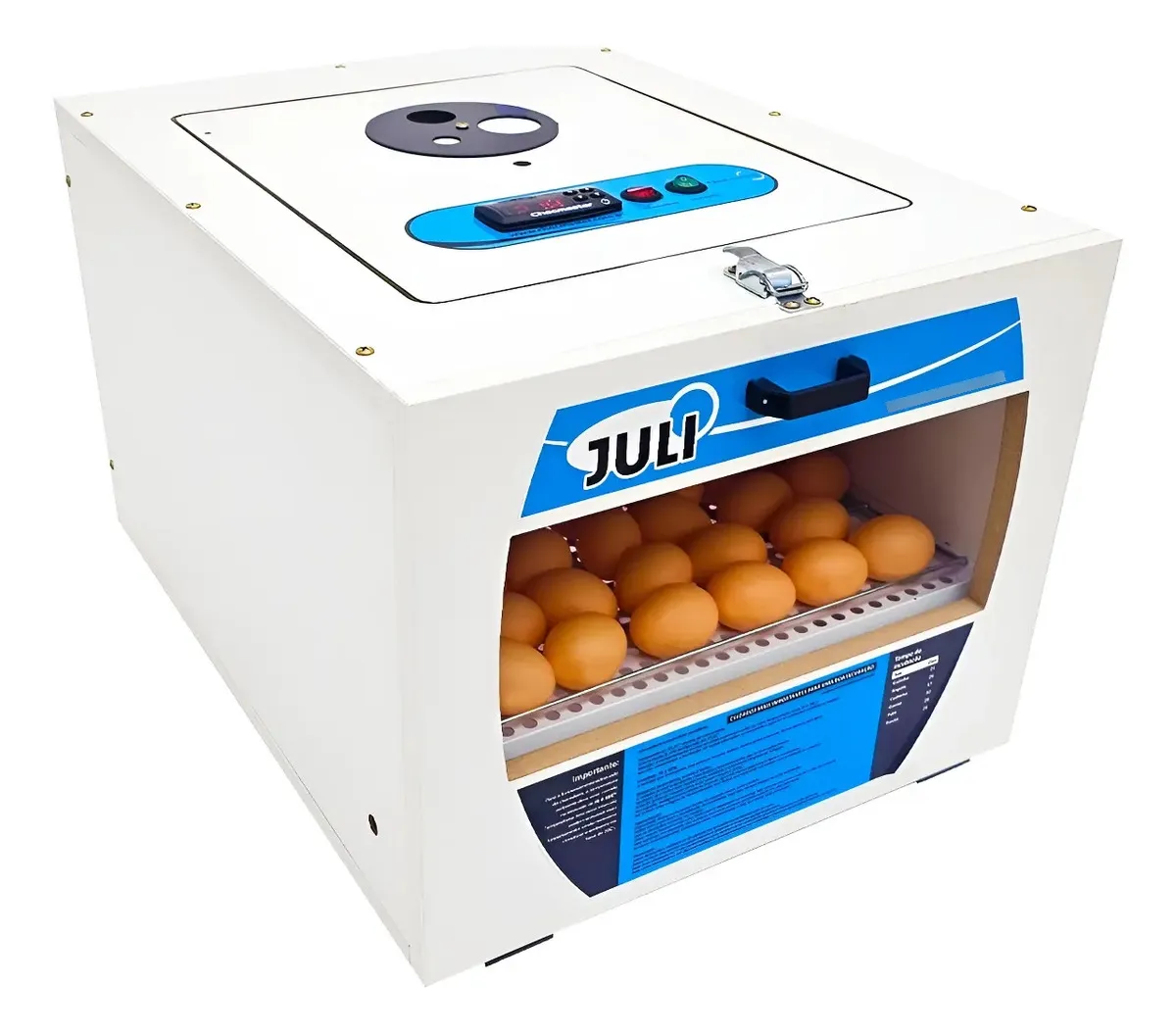 Chocadeira Automática Juli 70 Ovos com Ovoscópio - Chocmaster