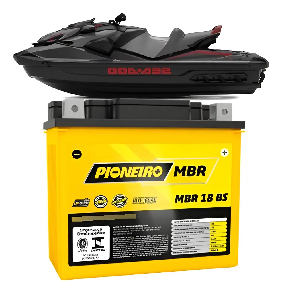 Bateria Selada para Jetski Sea-Doo MBR 18 BS 12V 18Ah
