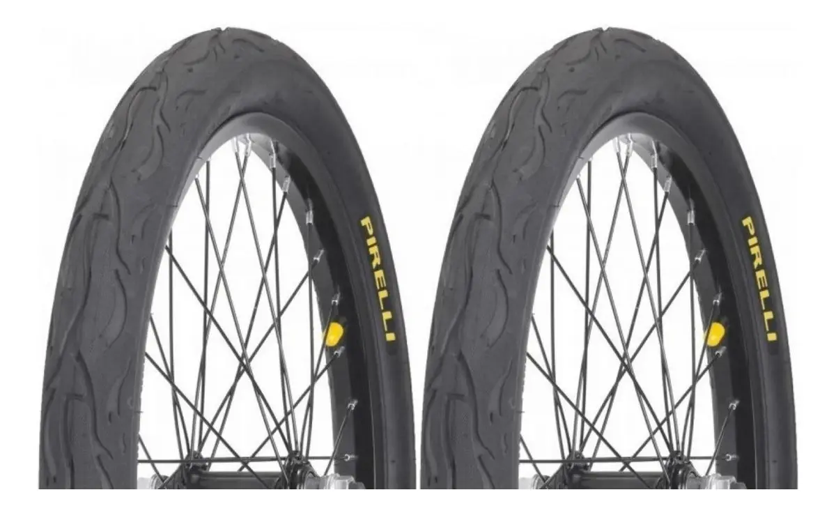 Pneu Aro 20x2.125 Pirelli Balão Tornado Flame Preto