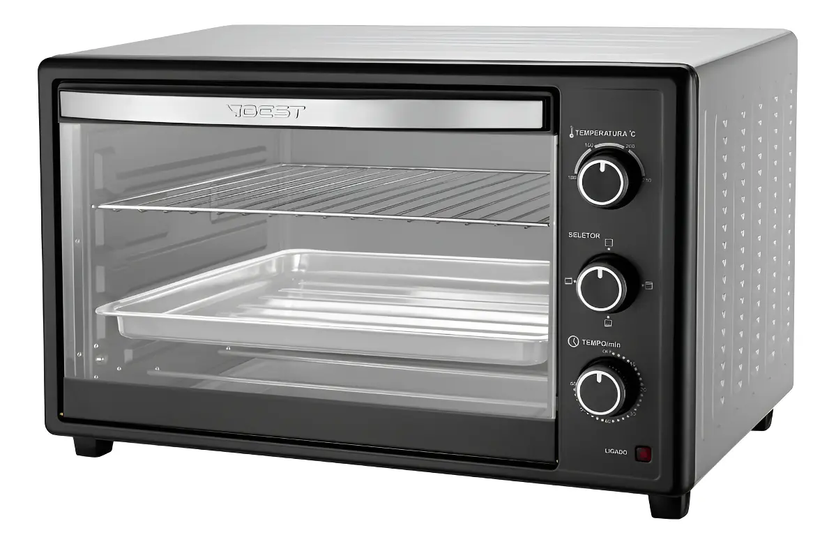 Forno Elétrico Best 66 Litros Preto e Branco