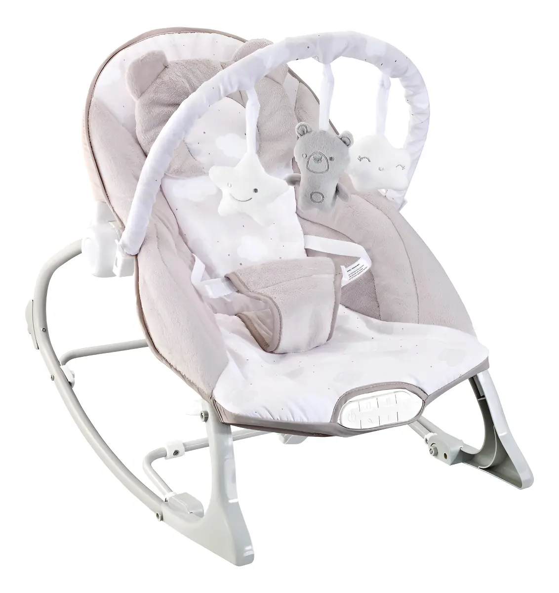 Cadeira de Descanso Bebê Musical Polar Bege Maxi Baby