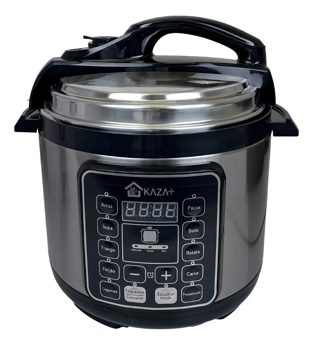 Panela de Pressão Elétrica KAZA+ 5 Litros Inox Prateado 1000W