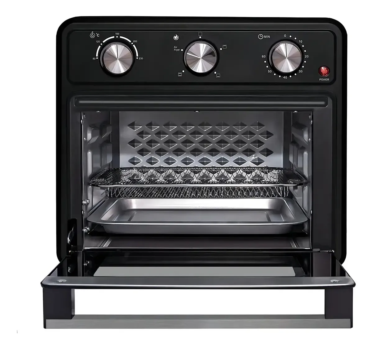 Forno Elétrico de Bancada Fogatti 22 Litros Preto