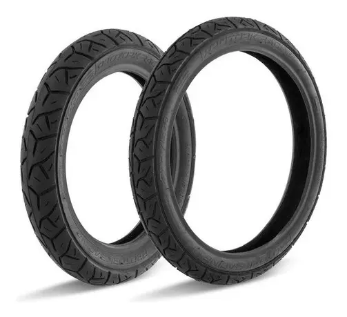Pneu Pro Tork 80/100-14 e 2.50-17 para Motos Biz 100/110/125 e Pop 100/110