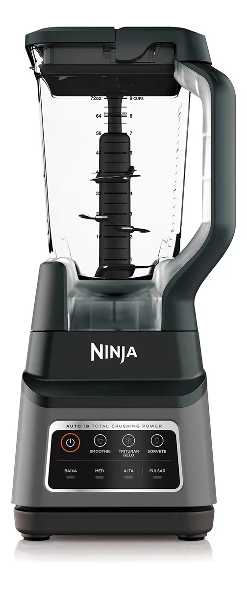 Liquidificador Ninja Standalone 127 - Tecnologia Total Crushing, 3 Programas Auto-iQ, Jarra Tritan 2,1 L