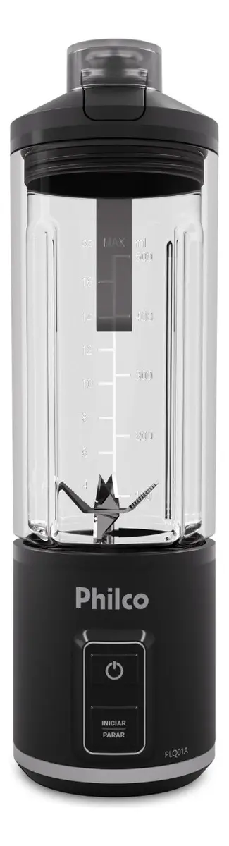 Liquidificador Portátil Philco PLQ01A 700ml Sem Fio 120W