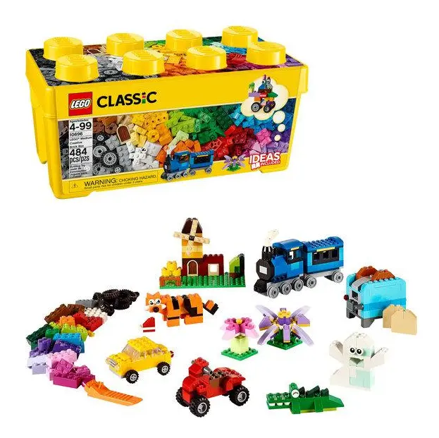 LEGO Classic Caixa Média de Peças Criativas - 484 peças em 35 cores