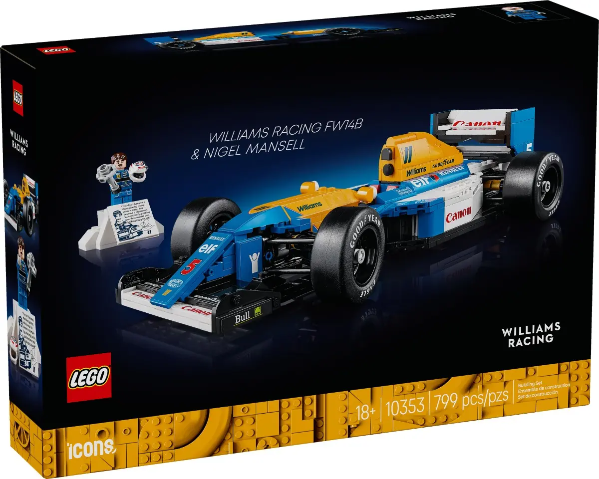 Conjunto de Construção Lego Icons Williams Racing FW14B 10353 - 799 Peças