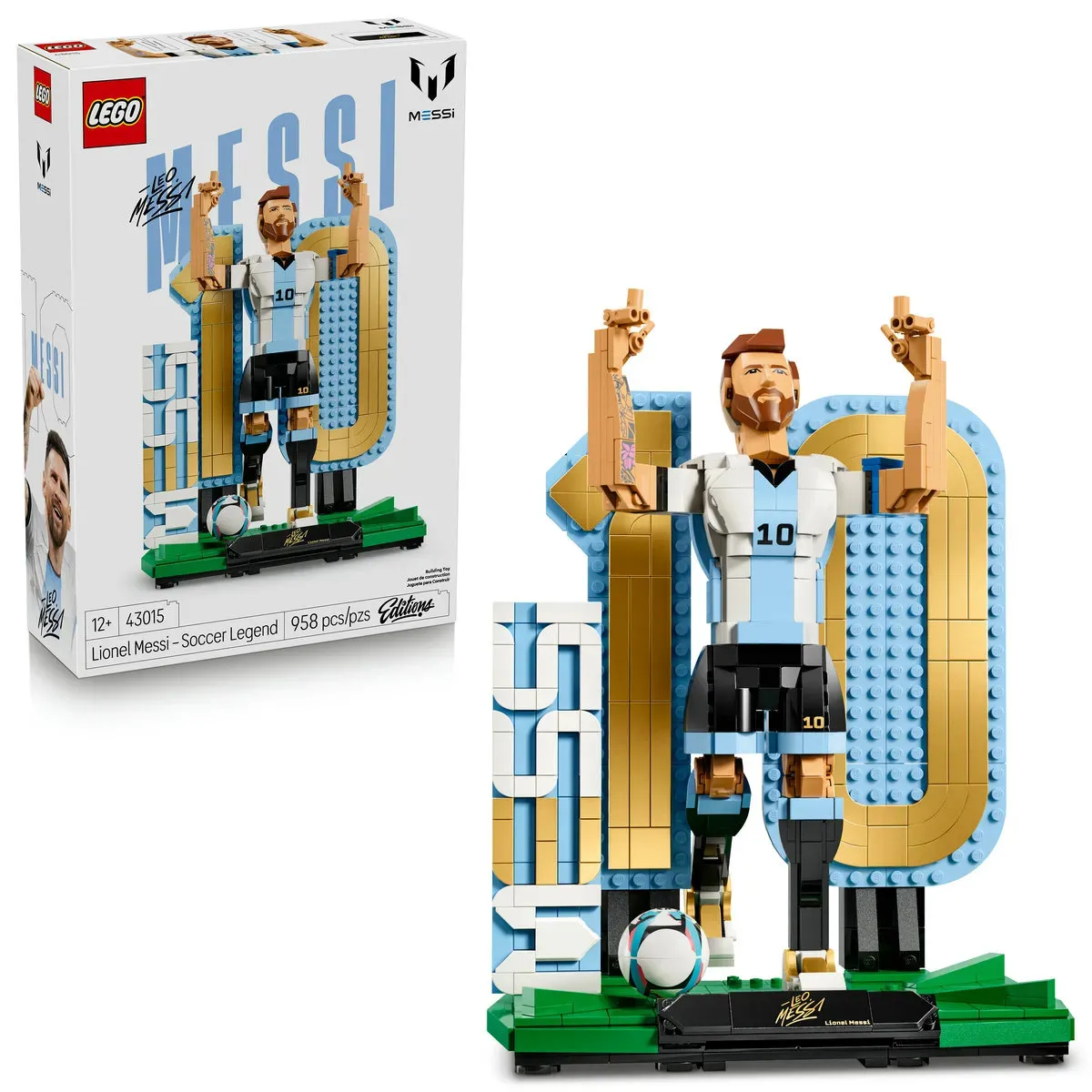 LEGO Editions Lionel Messi: Lenda do Futebol 43015 - 12+
