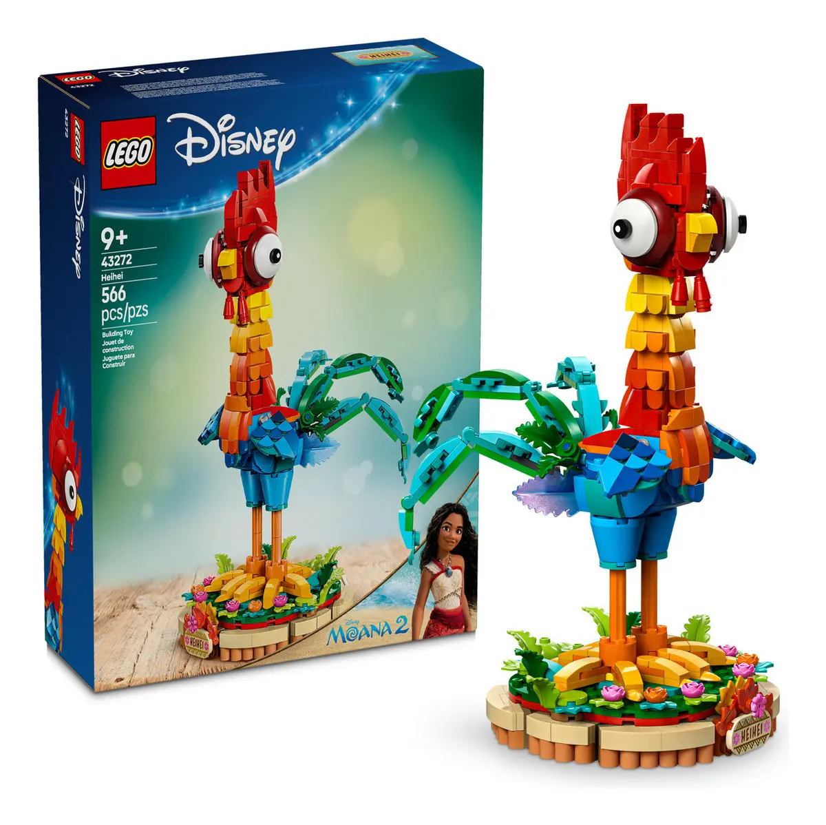 LEGO Disney Moana 2 Heihei 43272 - Kit de Construção