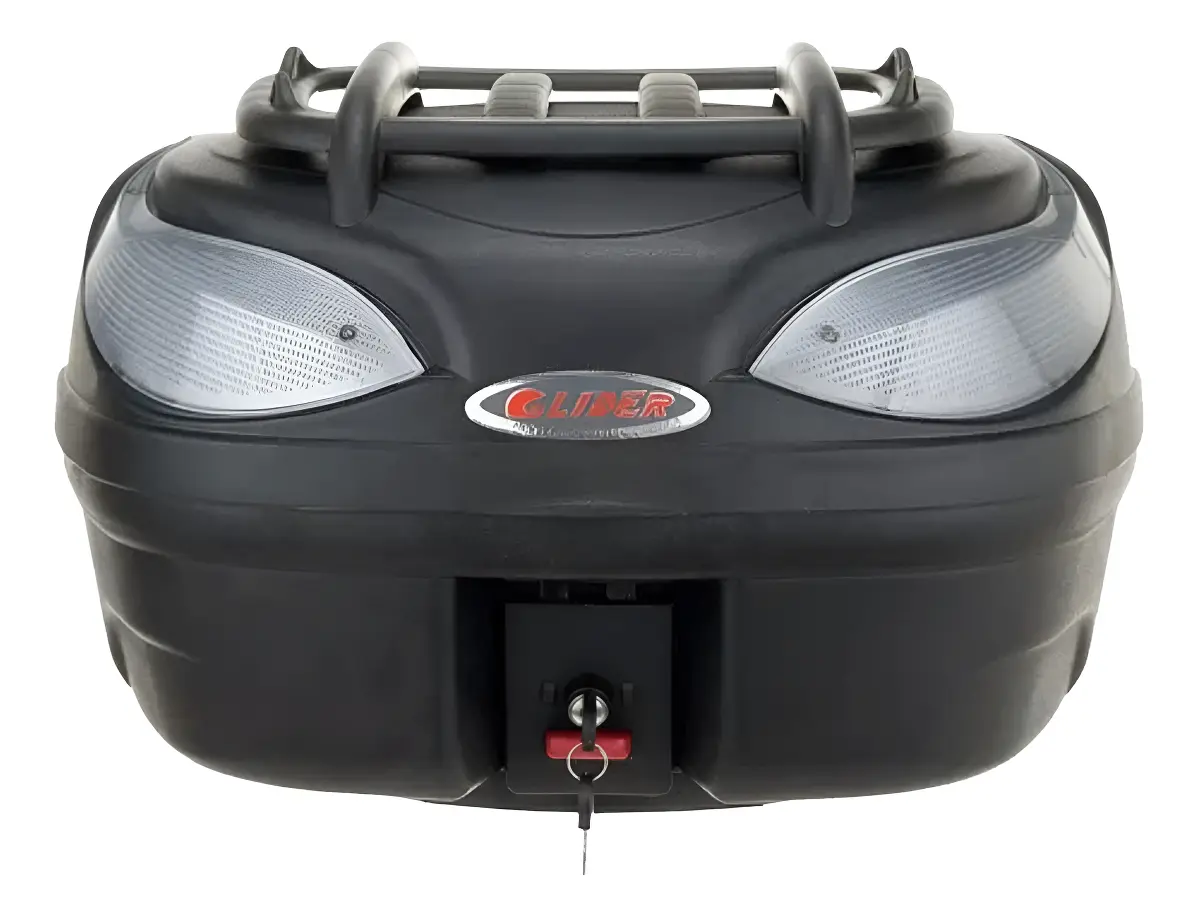 Bauleto Glider Reforçado 48 Litros com Grade Externa - Cinza Escuro