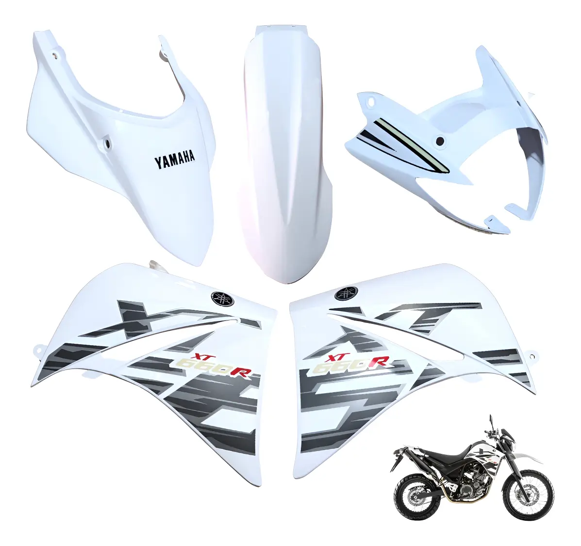 Kit Plástico Carenagem XT 660 Completo - Todas as Cores