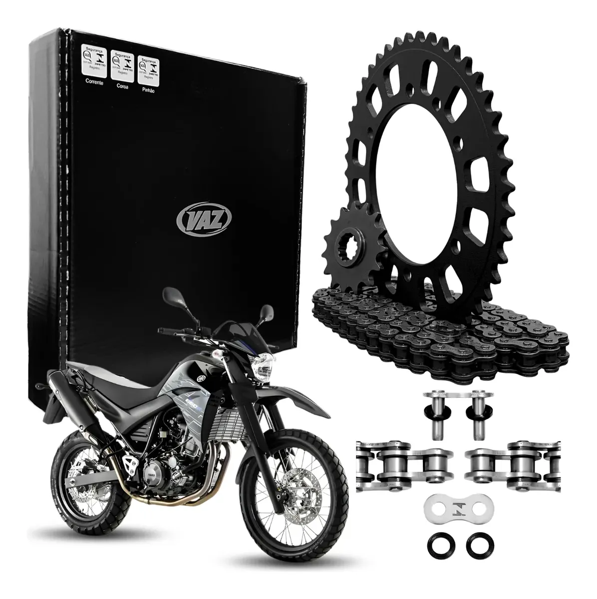Kit Relação Transmissão Vaz para Yamaha XT 660R 2004 a 2018