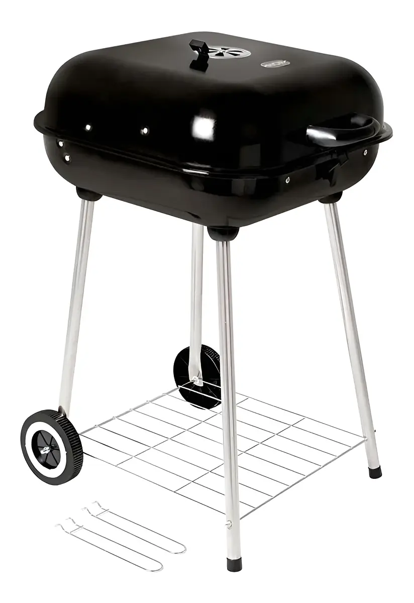 Churrasqueira A Bafo Mor Barbacoa Portátil à Carvão